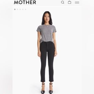 Mother the Mid Rise Dazzler Ankle. Wash: Not Guilty